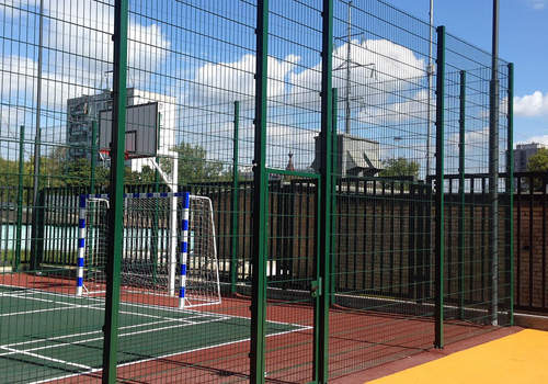 2Д забор для футбольной площадки в Белорецке
