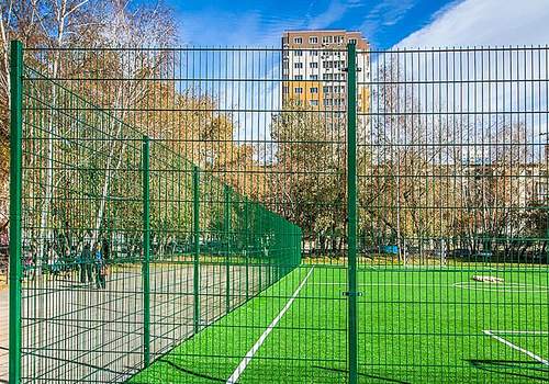 2Д забор для футбольной площадки в Белорецке