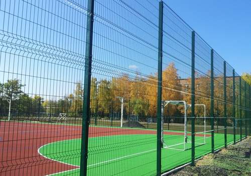 3Д забор для футбольной площадки в Белорецке